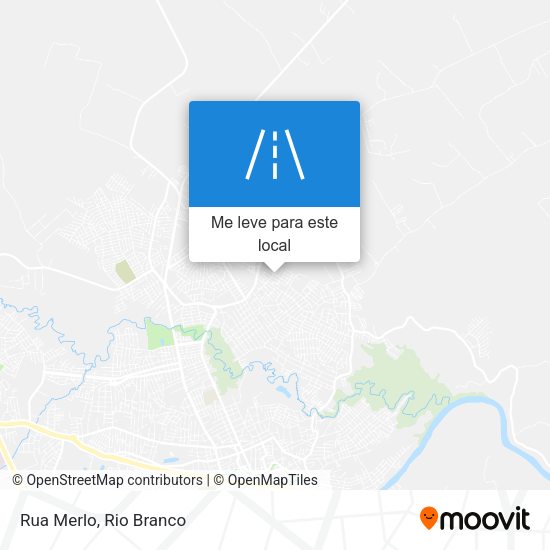 Rua Merlo mapa