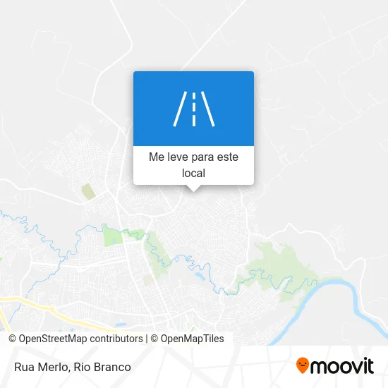 Rua Merlo mapa