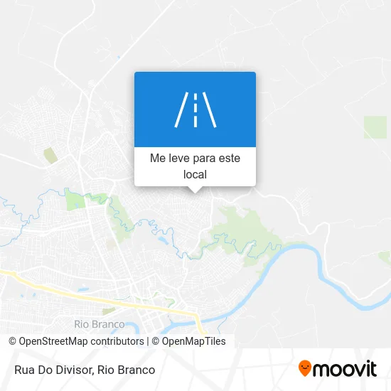 Rua Do Divisor mapa