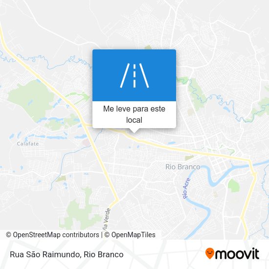 Rua São Raimundo mapa