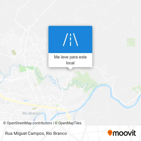 Rua Miguel Campos mapa