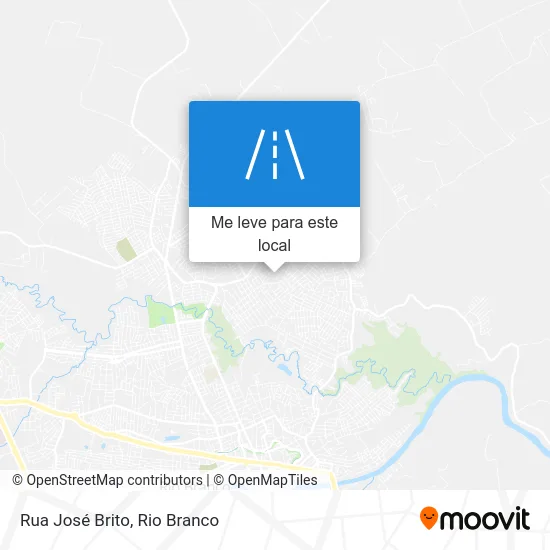 Rua José Brito mapa