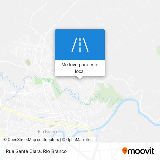 Rua Santa Clara mapa