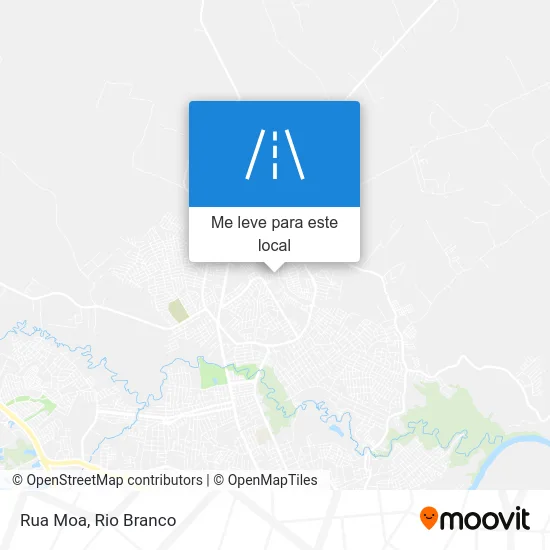 Rua Moa mapa