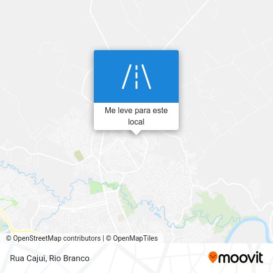 Rua Cajui mapa