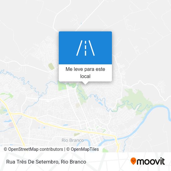Rua Três De Setembro mapa
