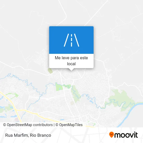 Rua Marfim mapa