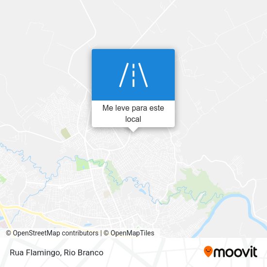 Rua Flamingo mapa