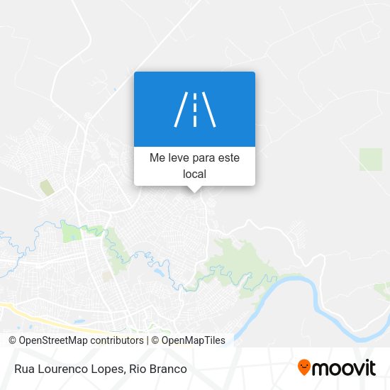 Rua Lourenco Lopes mapa