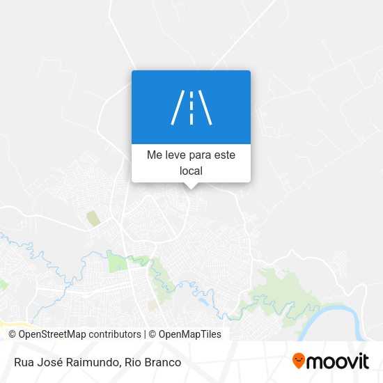 Rua José Raimundo mapa