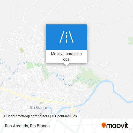Rua Arco Iris mapa