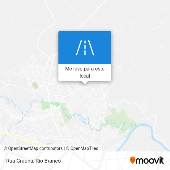 Rua Grauna mapa