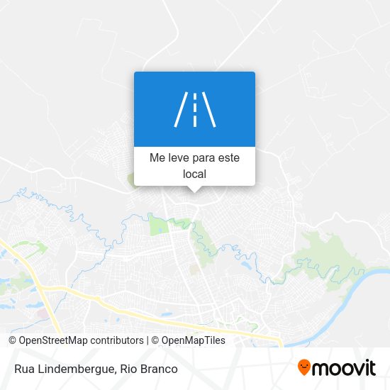 Rua Lindembergue mapa