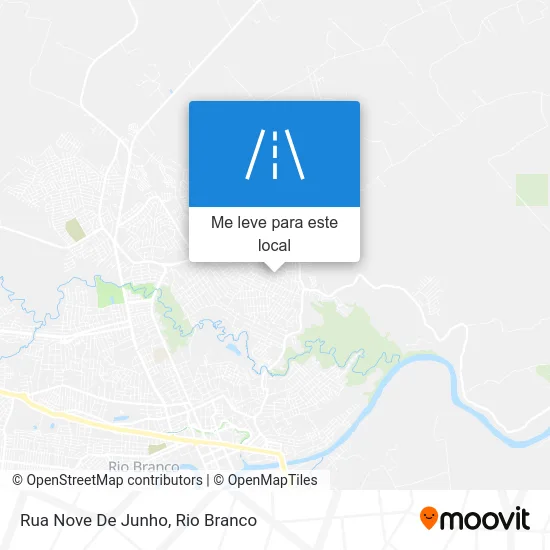 Rua Nove De Junho mapa
