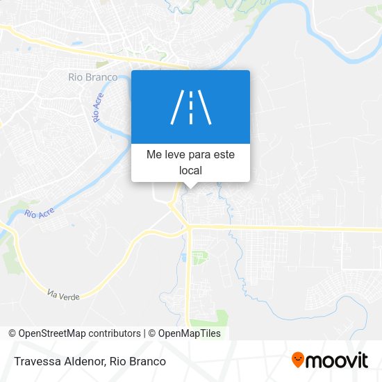 Travessa Aldenor mapa