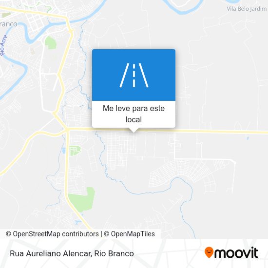 Rua Aureliano Alencar mapa