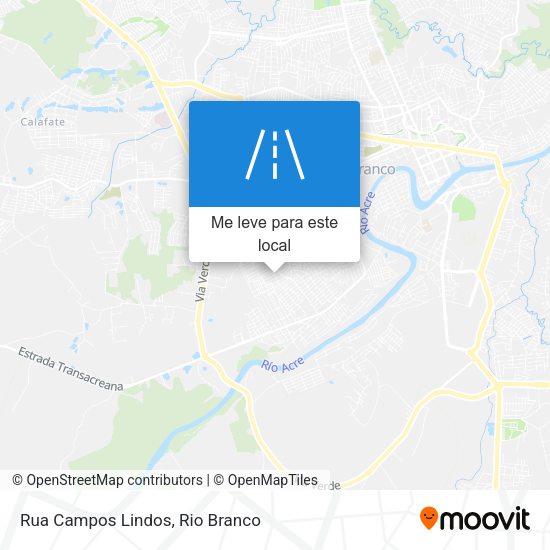 Rua Campos Lindos mapa