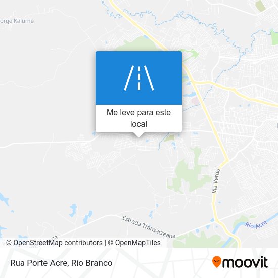 Rua Porte Acre mapa