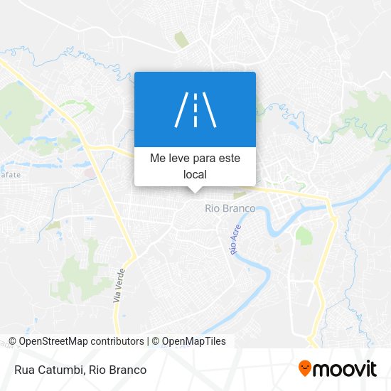 Rua Catumbi mapa