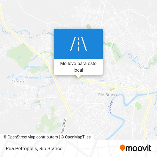 Rua Petropolis mapa