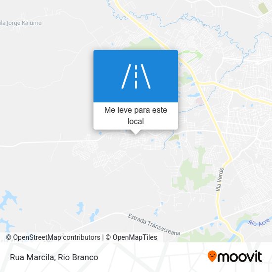 Rua Marcila mapa