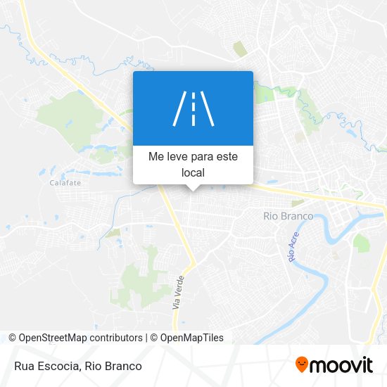 Rua Escocia mapa