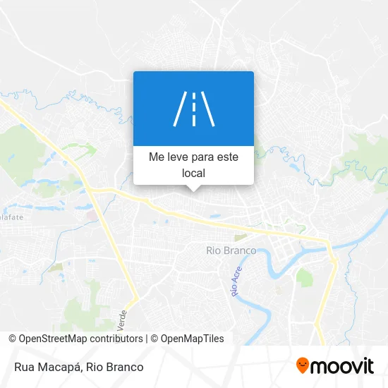Rua Macapá mapa