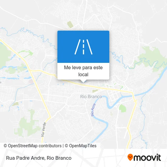 Rua Padre Andre mapa
