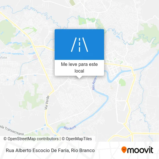 Rua Alberto Escocio De Faria mapa
