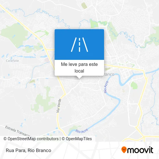 Rua Para mapa