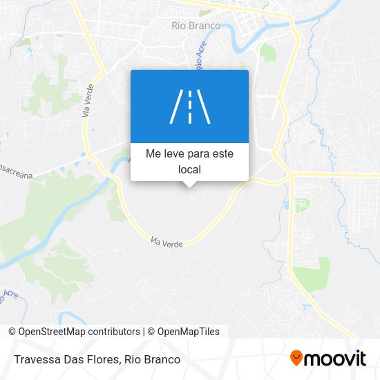 Travessa Das Flores mapa