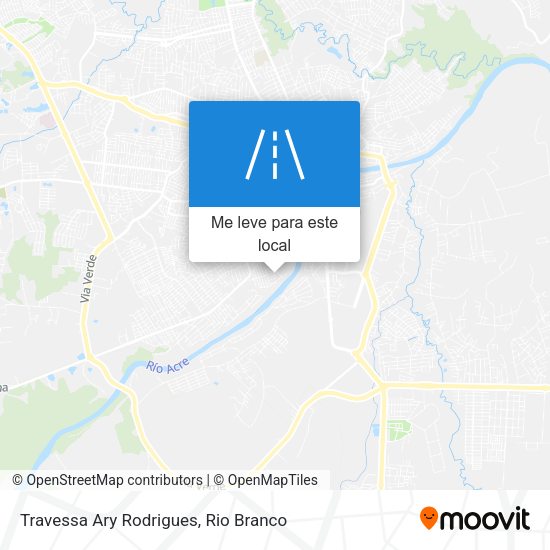Travessa Ary Rodrigues mapa