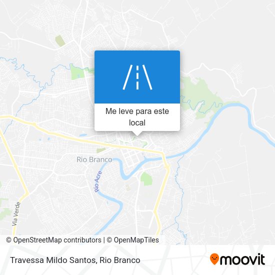 Travessa Mildo Santos mapa