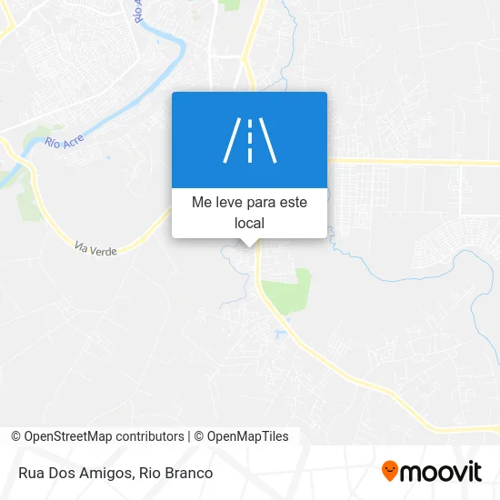 Rua Dos Amigos mapa