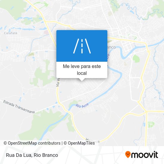 Rua Da Lua mapa