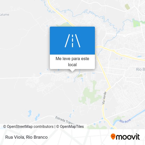 Rua Viola mapa
