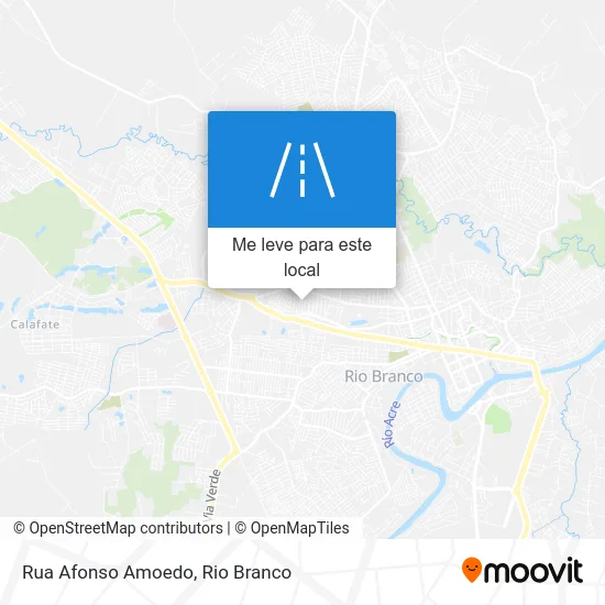 Rua Afonso Amoedo mapa