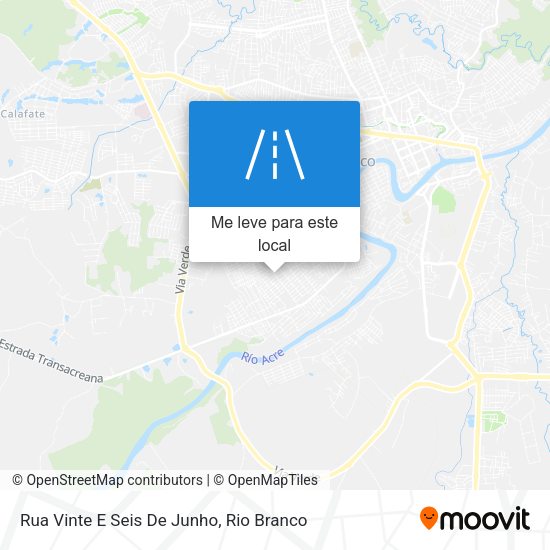 Rua Vinte E Seis De Junho mapa