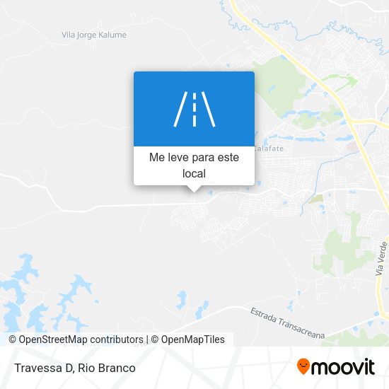 Travessa D mapa
