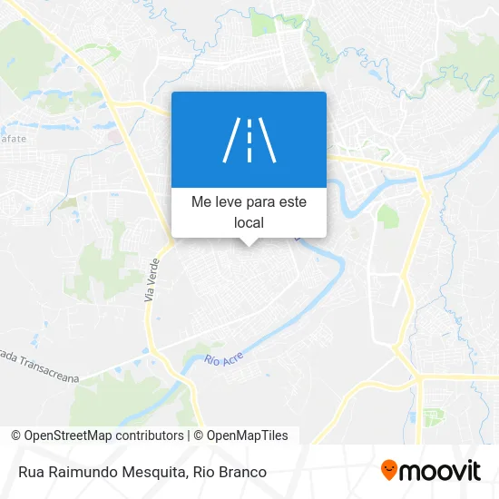 Rua Raimundo Mesquita mapa