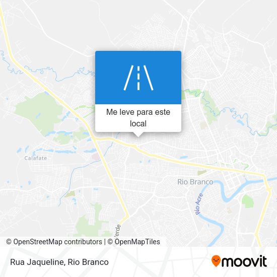 Rua Jaqueline mapa
