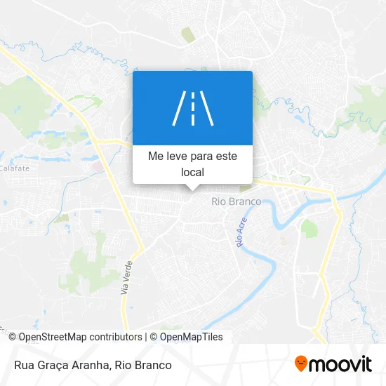 Rua Graça Aranha mapa
