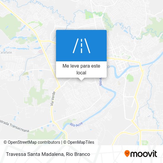 Travessa Santa Madalena mapa