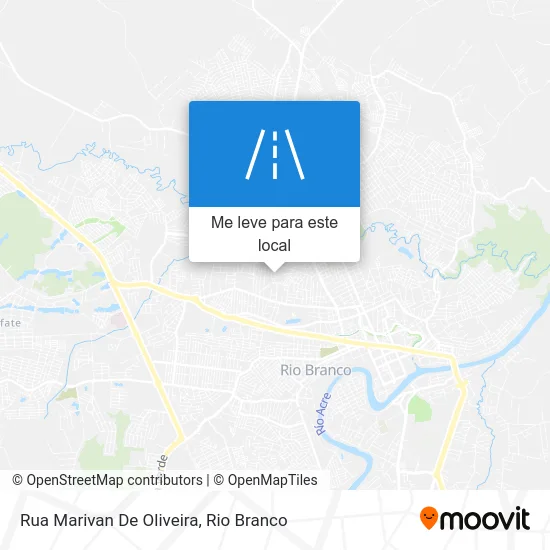 Rua Marivan De Oliveira mapa