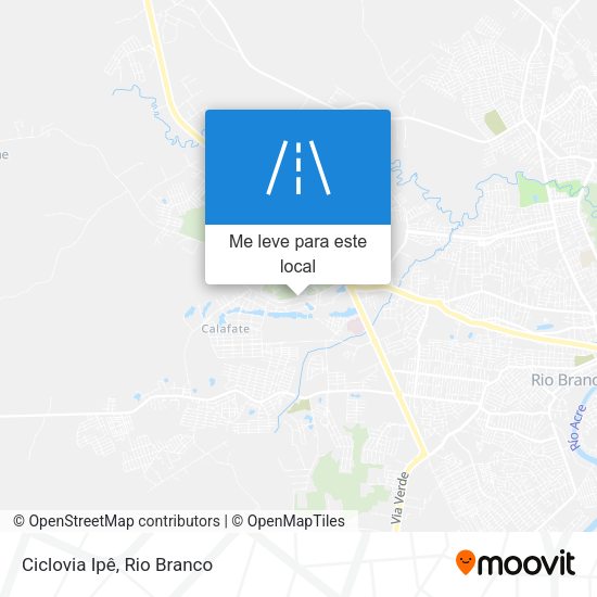 Ciclovia Ipê mapa