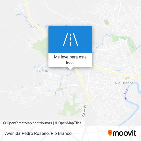 Avenida Pedro Roseno mapa
