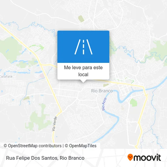 Rua Felipe Dos Santos mapa