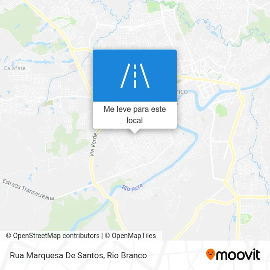 Rua Marquesa De Santos mapa