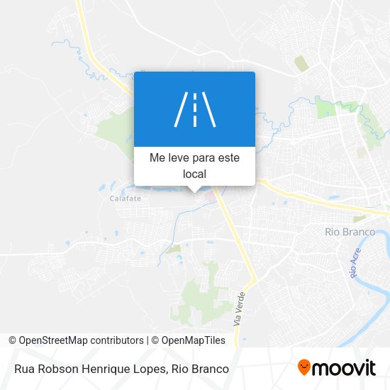 Rua Robson Henrique Lopes mapa