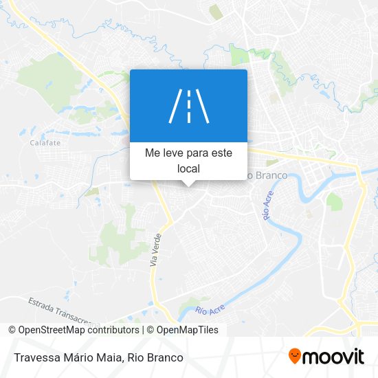 Travessa Mário Maia mapa